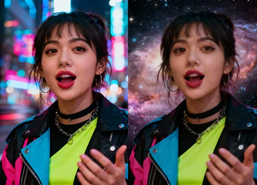 Giữ chi tiết tối ưu & Hòa trộn cảnh