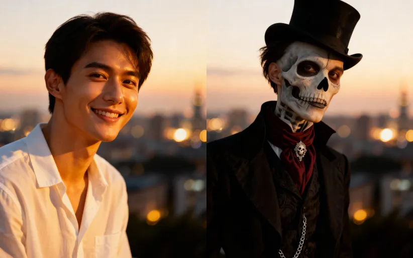 自动妆容和装饰合成