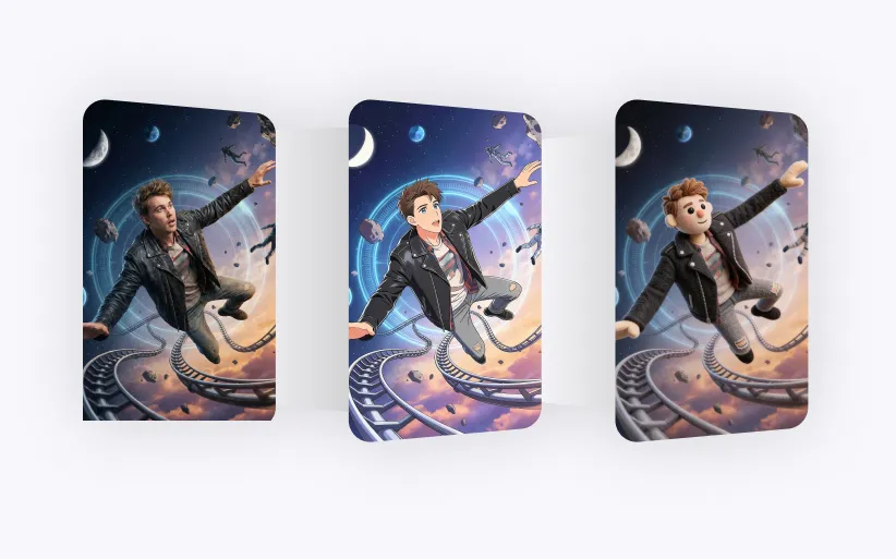 Konsistente Multi-Bild-Ausgabe