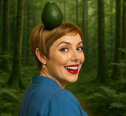Behalten Sie das Aussehen der Person bei und ändern Sie den Hintergrund in einen Wald