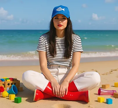 Change the background of this picture to a seaside scene.